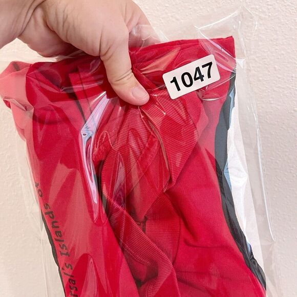 Universal studios Dr Suess Thing 1 Tshirt Sz Lg Red Islands Of adventure Cat Hat - Picture 7 of 7